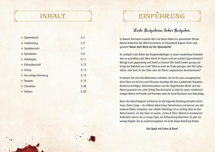 Image du produit Crime & Dine - Le set de dîners policiers : Un été meurtrier (Allemand)