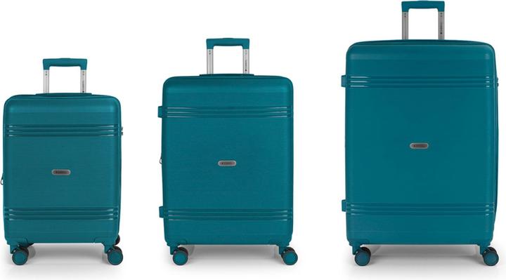 Immagine prodotto Gabol Set di valigie Saori a 4 ruote 3 pezzi con piega elastica (220 l, XL (da 115l))