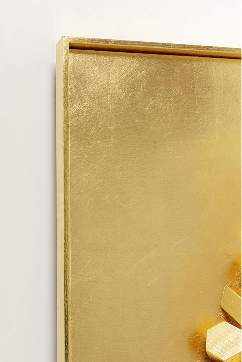 Produktbild Kare Design Wandobjekt Mikado Gold 120x120cm (120 x 120 cm)