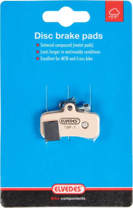 Image du produit Elvedes Disc-Pad gesintered (Shimano, Tektro, Metal fritte)