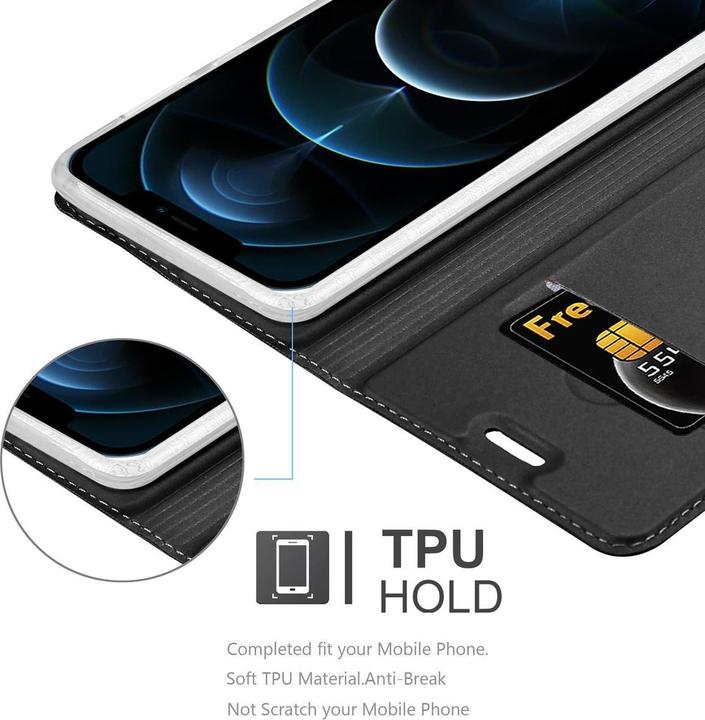 Actual product image Cadorabo Book Classy Style Cover (Apple iPhone 12, Realme 12 Pro+)