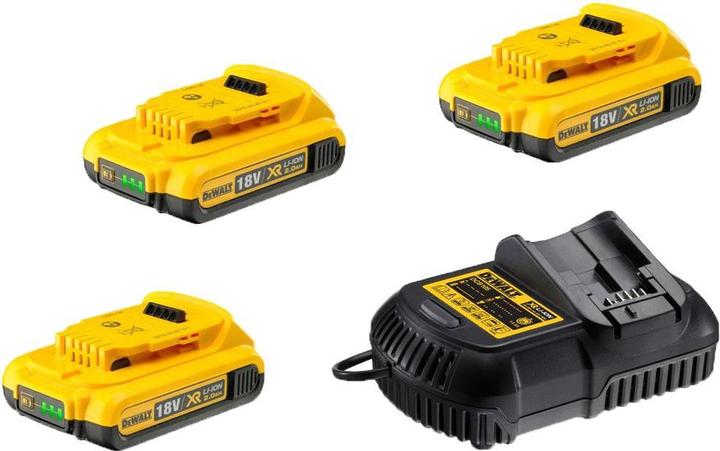 Actual product image DeWalt DEVAL charger DCB115 + 2x2.0Ah DCB115D3 (18 V)