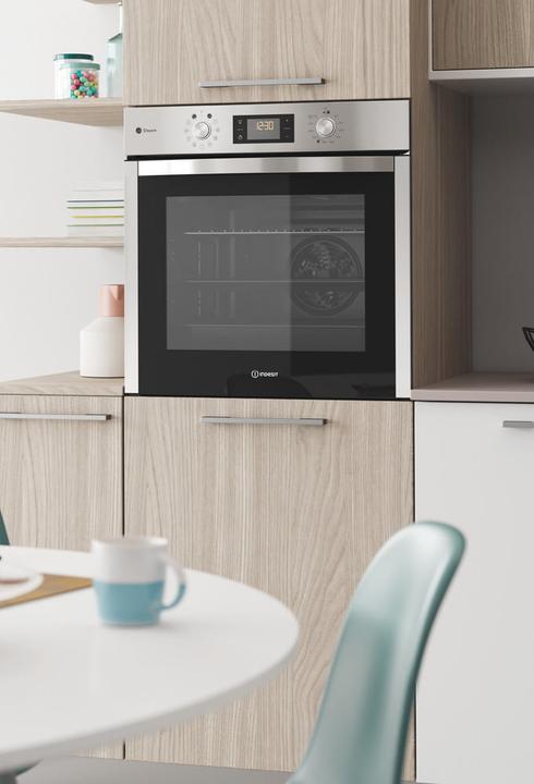Actual product image Indesit IFWS 5844 JH IX 71 L A+ Stainless steel