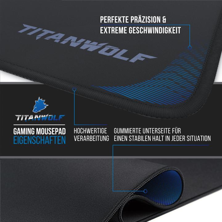Image du produit CSL Ensemble clavier, souris et tapis de souris pour le jeu (CH, Filaire)