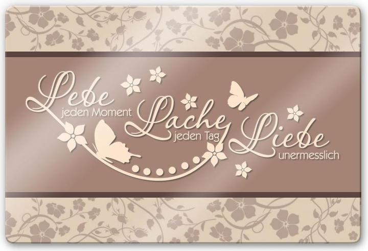 Produktbild Trenddeko Lebe jeden Moment Macchiato (60 x 40 cm)