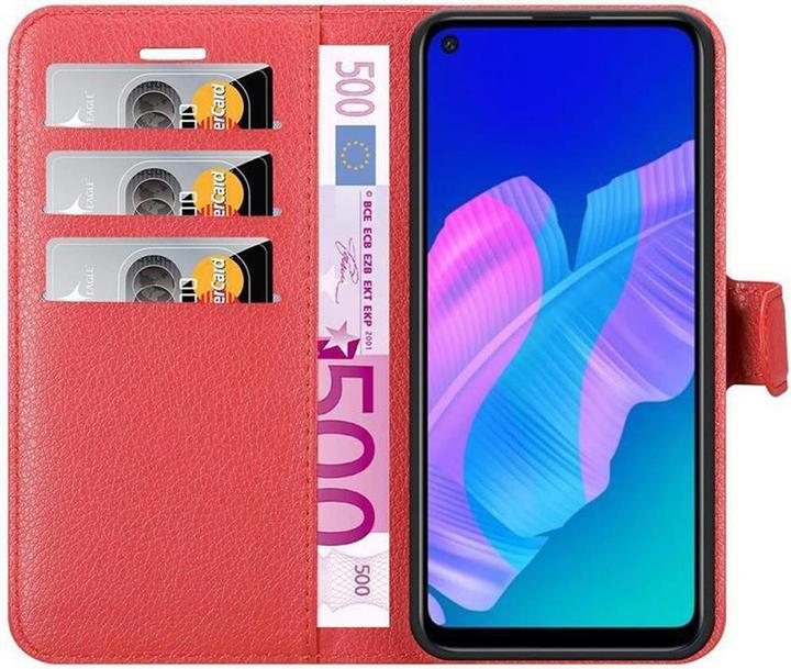 Actual product image Cadorabo Book with stand function cover (Huawei P40 Lite E)