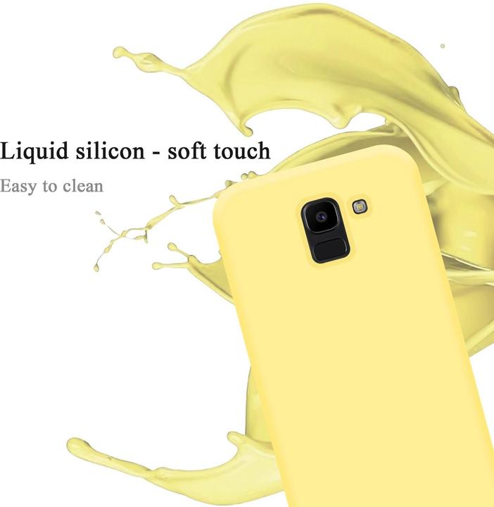 Actual product image Cadorabo TPU Liquid Silicone Case Cover (Samsung Galaxy J6 (2018))