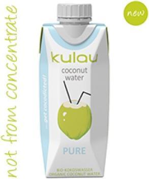 Actual product image Kulau Pure coconut water (1 x 33 cl)