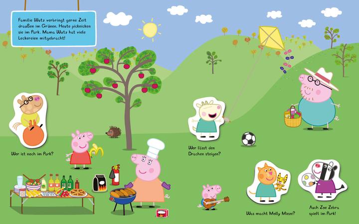 Produktbild Peppa Pig Magnet-Spiel-Buch (Deutsch, 2022)