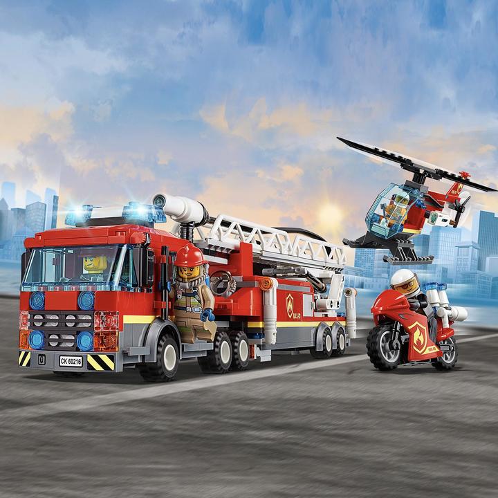 Image du produit LEGO Les pompiers du centre-ville (60216, LEGO City)