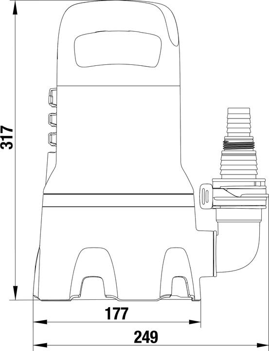 Produktbild Gardena Schmutzwasser-Tauchpumpe 9000 (Schmutzwasserpumpe)
