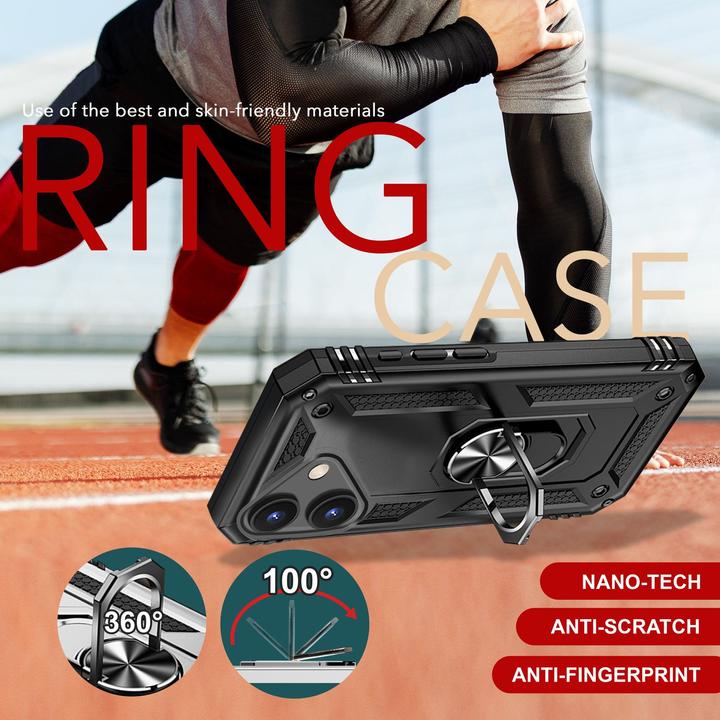 Image du produit Nalia Étui antichoc Military-Style Ring (Apple iPhone 16)