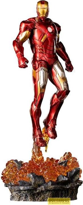 Actual product image Iron Studios ST Marvel Infinity Saga : Iron Man NY Battle 1/10 28cm