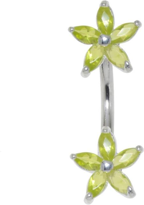 Produktbild Bijouteria Bauchpiercing (Edelstahl, Silber 925, Zirkonia)