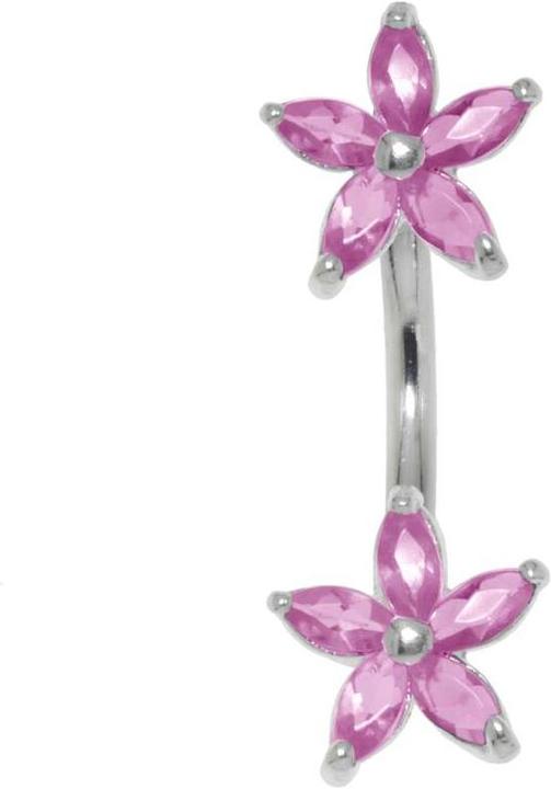 Bijouteria Bauchpiercing (Edelstahl, Silber 925, Zirkonia)