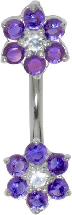 Bijouteria Bauchpiercing (Edelstahl, Silber 925, Zirkonia)