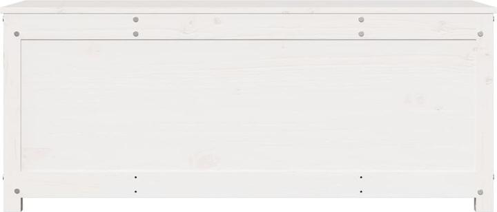 Actual product image VidaXL Truhe Weiss 110x50x45,5 cm Massivholz Kiefer,Farbe