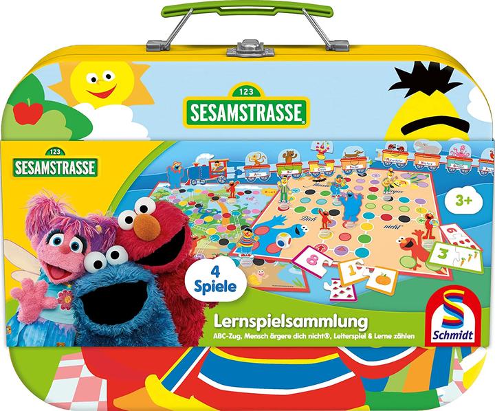 Image du produit Schmidt Spiele Collection de jeux éducatifs Sesam Street (Allemand)