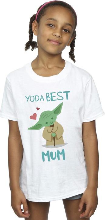 Immagine prodotto Star Wars Yoda Best Mum Maglietta Ragazze (128)