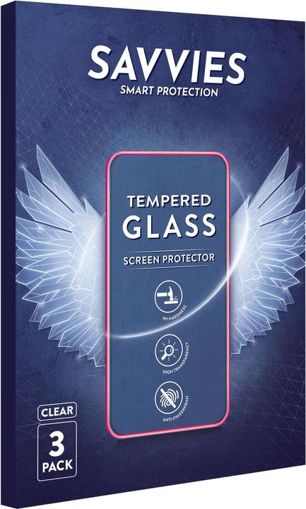 Actual product image Savvies Tempered Glass (3 Piece, Apple iPhone 13 Pro)