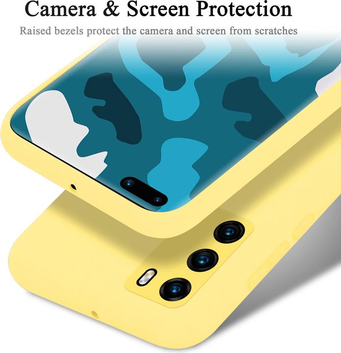 Immagine prodotto Cadorabo Copertura della cassa del silicone liquido TPU (Huawei P40)