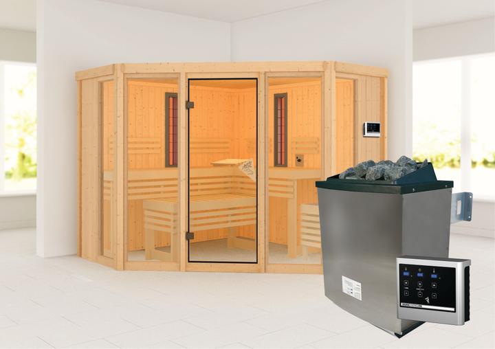 Immagine prodotto Karibu Cabina a infrarossi Asta ingresso ad angolo (9 KW di controllo esterno)