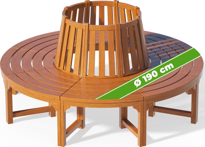 Image du produit Casaria Banc en arc de cercle