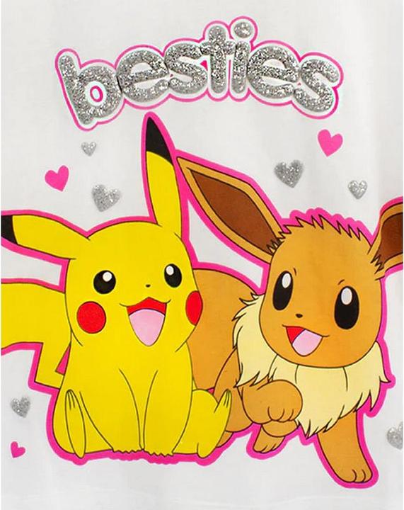 Image du produit Pokémon Pyjama long à volants pour filles Besties Pikachu & Eevee (116)