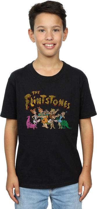 Immagine prodotto The Flintstones Group Distressed Maglietta Ragazzi (140, 146)