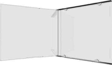 Actual product image MediaRange Blank CD case without tray machineable tra