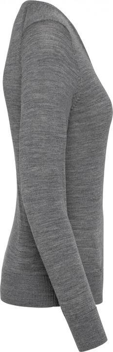 Actual product image Kariban Women's merino v-neck sweater (M)