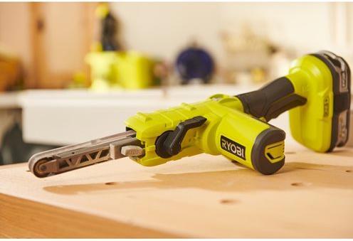 Actual product image Ryobi Cordless belt sander R18PF-0 18V (without battery and charger) 13x457mm (Belt sanders)