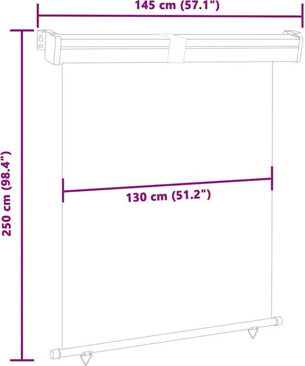 Actual product image VidaXL Jerges (1.40 m)