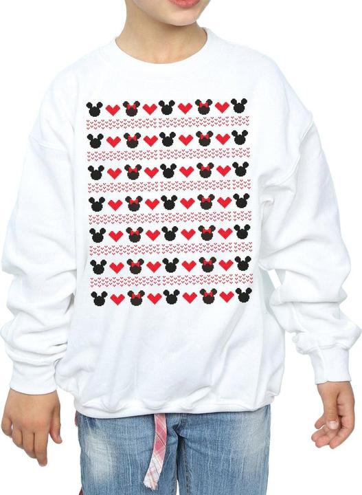 Immagine prodotto Disney Mickey And Minnie Christmas Hearts Felpa Ragazze (116)