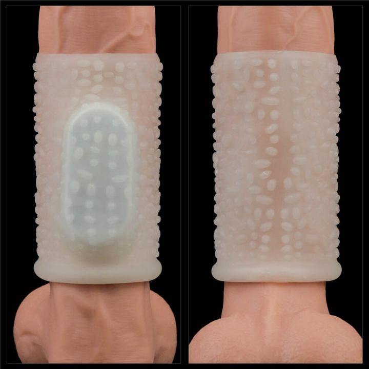 Actual product image Lovetoy Vibrating Spiral Knight Ring (White) II