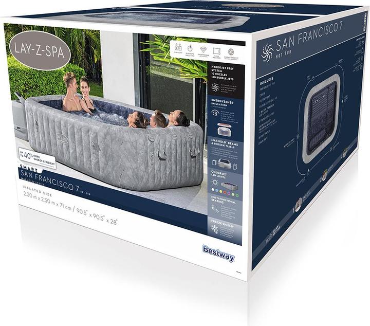 Image du produit Bestway Lay-Z-Spa San Fran cisco HydroJet Pro (7 pers.)