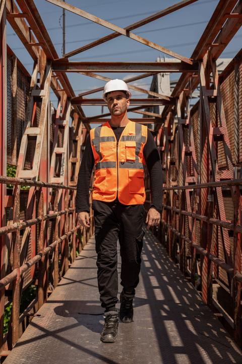 Produktbild Korntex Executive Mesh Multifunktions-Warnweste (6XL)