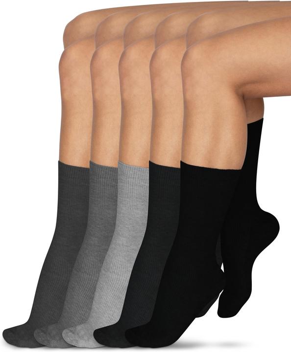 Produktbild Normani 10 Paar Gesundheitssocken mit hohem Baumwollanteil (10er Pack, 43 - 46)