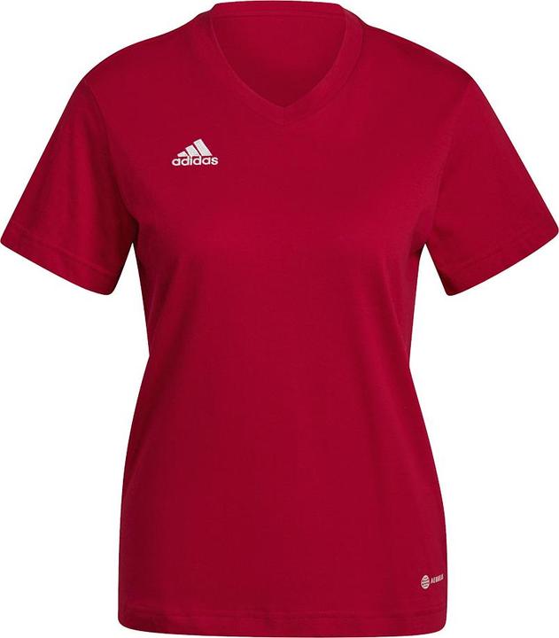 adidas Damen T-Shirt Entrada 22 Tee rot HC0441 (L) (L)