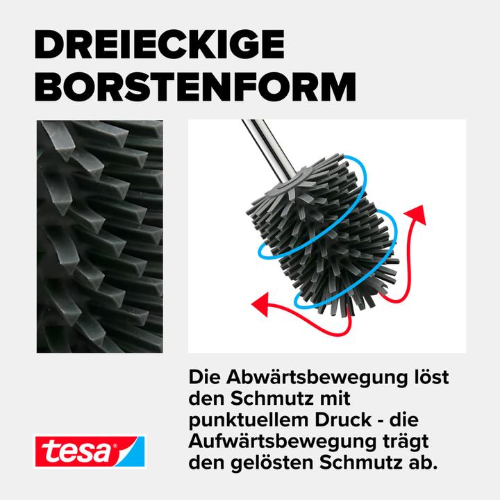 Produktbild tesa Silikon-WC-Bürste Ersatz-Toilettenbürste