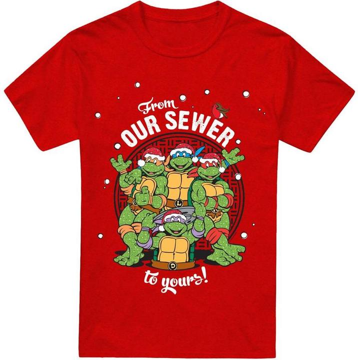 Produktbild Teenage Mutant NT Merry Christmas From Our Sewer TShirt (M)