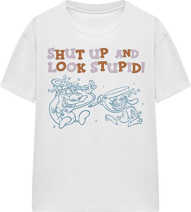 Produktbild Ren & Stimpy Shut Up And Look Stupid! TShirt (M)