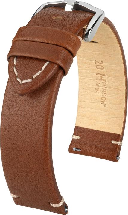 Produktbild Hirsch Ranger (20 mm, Kalb, Huawei Watch GT 3 Pro (43mm), Polar Unite, Galaxy watch 4 (40mm), Galaxy watch 4 (44mm), Galaxy Watch 5 (44mm), Galaxy Watch 5 Pro, Galaxy Watch 6, Galaxy Watch 6 Pro, Garmin vívoactive 5, Garmin Forerunner 55)
