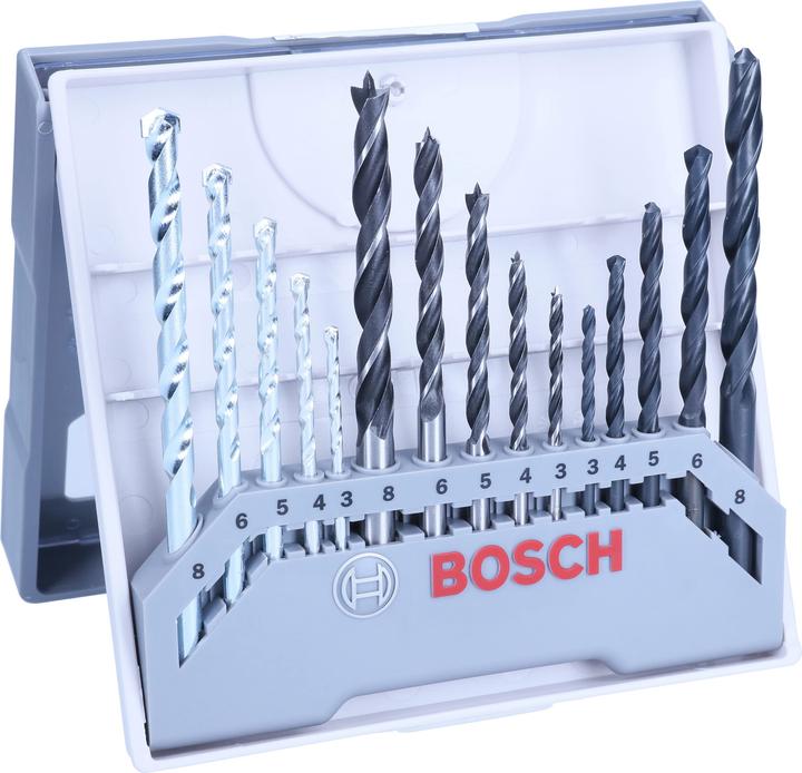 Immagine prodotto Bosch Professional Zubehör Set di punte da trapano (8 millimetri)