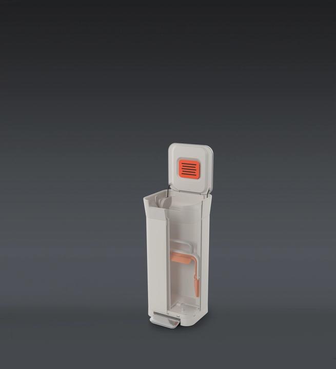 Immagine prodotto Joseph Joseph Stazione di riciclo Titan Slim Pietra, plastica/acciaio inossidabile (20 l)