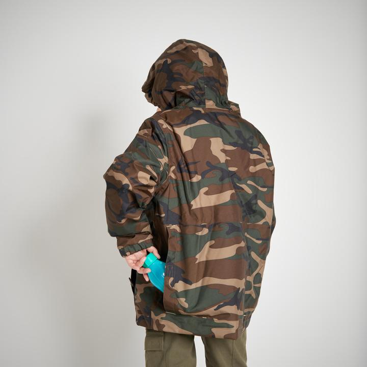 Actual product image Solognac Jacket Woodland 100 warm children (152)