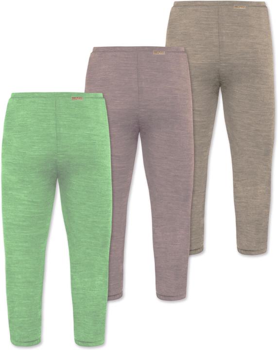 Actual product image Normani 3-pack baby merino pants with feet - 9543 (92)
