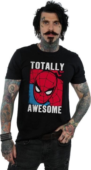 Actual product image Mens Spider-Man Totally Awesome T-Shirt (XL)