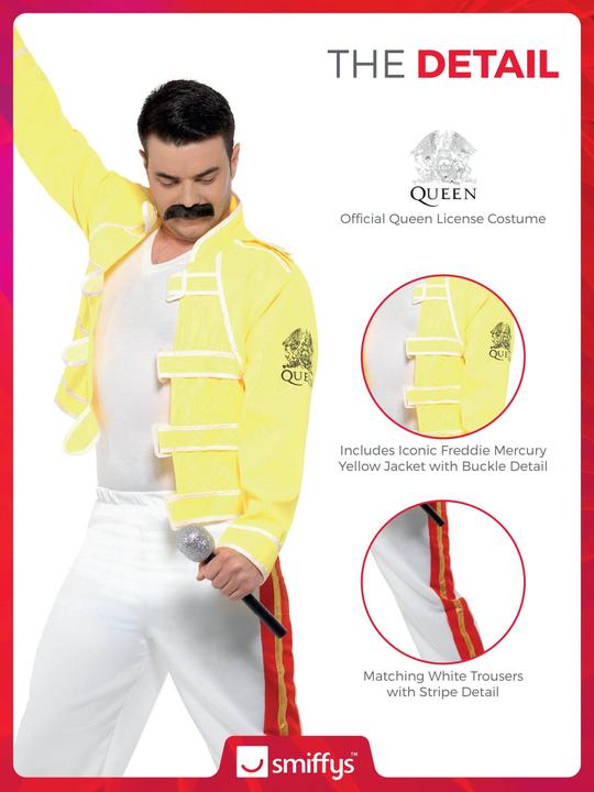 Actual product image Smiffys 80's Queen - Freddie (M)