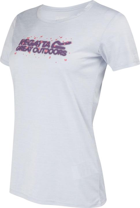 Actual product image Regatta Womens/Ladies Fingal VIII Logo Marl T-Shirt (38 D)